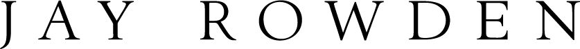 london photographer and filmmaker jay rowden website header logo